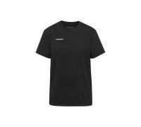 Mammut Gerade geschnittenes T-Shirt aus ökologischer Baumwolle Base T-Shirt Women Mini Logo Schwarz XL