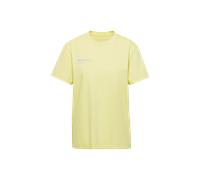 Mammut Gerade geschnittenes T-Shirt aus ökologischer Baumwolle Base T-Shirt Women Multi-Pitch Gelb XS