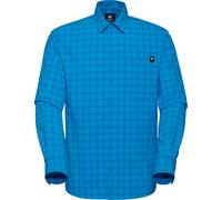 Mammut Herren-Langarmshirt Lenni – Outdoor, atmungsaktiv – Glacier Blue-Marine, Größe S