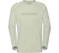 Mammut Selun FL Logo Langarm T-Shirt grün-weiß - XL