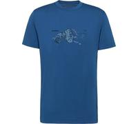 Mammut Feuchtigkeitsableitendes T-Shirt zum Wandern Mountain T-Shirt Men Fruendenhorn Blau XL