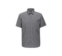 Mammut Herren Shirt, XL, Grau, Karohemd Kurzarm, Flanellhemd