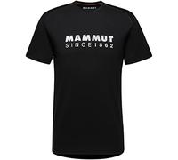 Mammut T-Shirt Trovat Logo – Kurzarm Schwarz Größe L