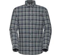 Mammut Atmungsaktives langärmliges Hanffaserhemd Trovat Summer Longsleeve Shirt Men Blau L