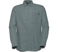 Mammut Herren Wanderhemd Langarmhemd Freizeithemd Outdoorhemd Alvra Summer Longsleeve Hemd, Farbe:Blaugrau, Größe:XL, Artikel:-00789 strata