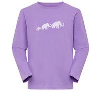 Mammut - Kid's Mammut Core Longsleeve Logo - Longsleeve, Gr. 140, lila (Lavandin)
