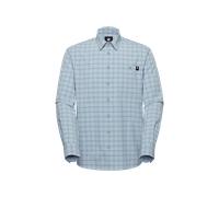 Mammut Klassisches Langarm-Wanderhemd Lenni Longsleeve Shirt Men Blau L