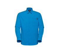 Mammut Klassisches Langarm-Wanderhemd Lenni Longsleeve Shirt Men Blau S
