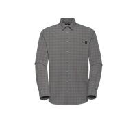 Mammut Klassisches Langarm-Wanderhemd Lenni Longsleeve Shirt Men Grau S