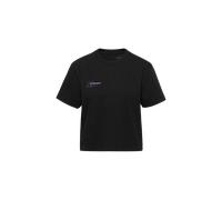 Mammut Kurzes T-Shirt aus ökologischer Baumwolle Base Cropped T-Shirt Women Glacier Schwarz S