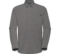 Mammut - Lenni Longsleeve Shirt - Hemd, Gr. L, grau (Steel/Black)