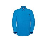 Mammut Lenni Longsleeve Shirt Men | Outdoor Hemd für Herren, Atmungsaktiv, Langarm | Glacier Blue-Marine, 3XL
