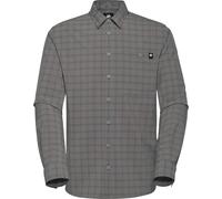 Mammut - Lenni Longsleeve Shirt - Hemd, Gr. L, grau (Steel/Black)