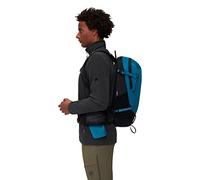 Mammut Lithium 15 | Kleiner Outdoor Rucksack, Wanderrucksack für Damen und Herren, Leichter Sportrucksack, Zum Trekking und Wandern, Trinksystem-Kompatibel | Black Sapphire, 15l