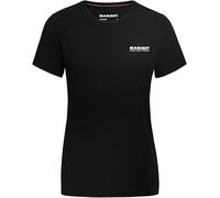 Mammut Logo T-Shirt SE Women | Sportshirt für Damen, Funktionsshirt zum Wandern, Outdoor Sportkleidung, Kurzarm, Schnelltrocknend 93% Baumwolle, 7% Elastan | Schwarz, M
