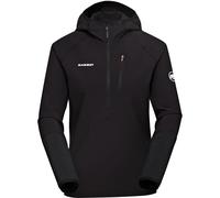 Mammut Madris Light ML Damen-Kapuzenpullover mit halbem Reißverschluss, Schwarz, L