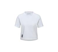 Mammut Massone T-Shirt mit kurz geschnittenem Aufnäher für Damen, weiß, XS