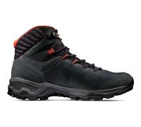 Mammut Mercury IV Mid GTX Men | Wanderschuhe für Herren, Wasserdichte Trekkingschuhe, Outdoor Wanderstiefel, Gore-Tex Bergschuhe, Mit Vibram Sohle, Atmungsaktiv | Black-Hot Red, 11.5