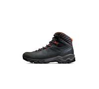 Mammut Mercury IV Mid GTX Men | Wanderschuhe für Herren, Wasserdichte Trekkingschuhe, Outdoor Wanderstiefel, Gore-Tex Bergschuhe, Mit Vibram Sohle, Atmungsaktiv | Black-Hot Red, 13