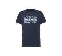 Mammut Multifunktions-T-Shirt zum Wandern Trovat T-Shirt Men Logo Blau L