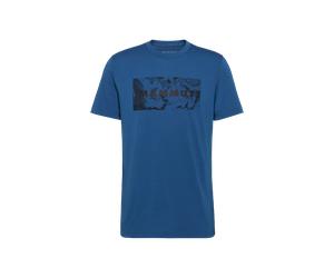 Mammut Multifunktions-T-Shirt zum Wandern Trovat T-Shirt Men Logo Blau XL