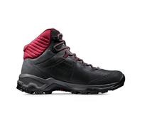 Mammut Nova IV Mid GTX Women | Wanderschuhe für Damen, wasserdichte Trekkingschuhe, Outdoor Schuhe, Gore-Tex Bergschuhe, Sportschuhe für Hiking | Black-Blood Red, 5.5