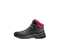 Mammut Nova IV Mid GTX Women | Wanderschuhe für Damen, Wasserdichte Trekkingschuhe, Outdoor Schuhe, Gore-Tex Bergschuhe, Sportschuhe für Hiking | Black-Blood Red, 7.5