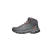 Mammut Wanderschuhe Damen Nova IV Mid LTH, Vibram-Außensohle, Leicht, Black-Hot Red 6.5