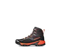 Mammut Sapuen High GTX Men | Wanderschuhe für Herren, Outdoor Schuhe für Hiking, Wasserdichte Trekkingschuhe, Gore-Tex Wanderstiefel, Atmungsaktive Bergschuhe | Black-Hot Red, 8.5