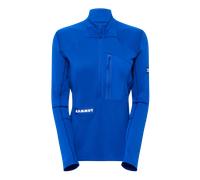 Mammut Schnelltrocknender Longsleeve die Berge Eiger Nordwand Advanced FL Half Zip Pull Women Blau L