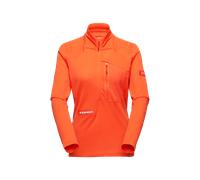 Mammut Schnelltrocknender Longsleeve die Berge Eiger Nordwand Advanced FL Half Zip Pull Women Orange S