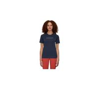 mammut selun fl logo t shirt damen blau XL