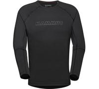 Mammut Selun FL Longsleeve Logo Men | Langarmshirt für Herren, Für Outdoor Sport und Wandern, UV Schutz 50+ | Schwarz, M