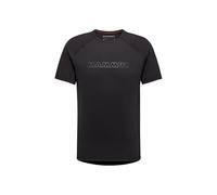Mammut Selun FL T-Shirt Logo Men | Outdoor Funktionsshirt für Herren, Atmungsaktiv, Kurzarm | Schwarz, XXL