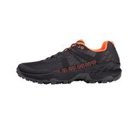Mammut Sertig II Low GTX Men | Wanderschuhe für Herren, Outdoor Schuhe, Wasserdichte Sportschuhe, Gore-Tex Trekkingschuhe, Leichte Bergschuhe, Für Sport & Hiking | Black-Vibrant Orange, 9