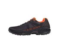 Mammut Sertig II Low GTX Men | Wanderschuhe für Herren, Outdoor Schuhe, Wasserdichte Sportschuhe, Gore-Tex Trekkingschuhe, Leichte Bergschuhe, Für Sport & Hiking | Black-Vibrant Orange, 7.5