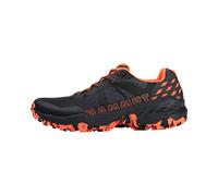 Mammut Sertig II Low Men | Wanderschuhe für Herren, Outdoor Sportschuhe, Leichte Bergschuhe, Schuhe für Hiking & Trekking, Freizeitschuhe für Sport | Black-Vibrant Orange, 11.5