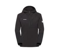Mammut Madris Light Half Zip Kapuzenpullover Damen - schwarz M