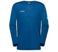 Mammut - Tree Wool Firstlayer Longsleeve - Funktionsshirt, Gr. L, blau (Tschiel)