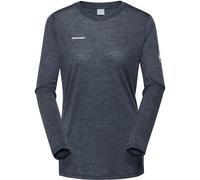 Mammut - Women's Tree Wool Firstlayer Longsleeve - Merinoshirt, Gr. M, blau (MarineMelange)