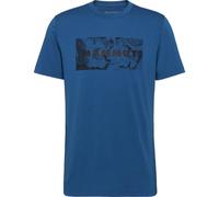 Mammut T-Shirt Trovat Logo Herren Kurzarm Blau (Tschiel) Größe L