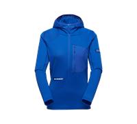 Mammut Vielseitiger, schnelltrocknender Hoodie die Berge Eiger Nordwand Advanced FL Half Zip Hoodie Women Blau XL