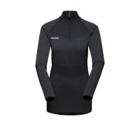 Mammut Wärmendes Langarmshirt mit Merinowolle Trift Half Zip Longsleeve Women Schwarz L