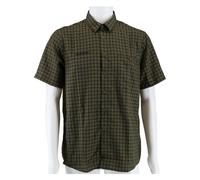 Mammut Wanderhemd Lenni Outdoor Kurzarm (antimikrobielle Ausrüstung, Brusttasche) iguana/marine Herren, Größe M