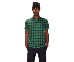 Mammut Wanderhemd Trovat Summer Kurzarm (Baumwolle-Mischung) strata grün/pinea Herren, Größe L