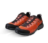 Mammut Wanderschuhe Alnasca Knit III Low GTX (Zustieg, atmungsaktiv, wasserdicht) schwarz/rot Herren, Größe Euro (US) 43 1/3 (10)
