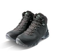 Mammut Wanderschuhe Nova Mid IV GTX (All-Terrain, Nubukleder, wasserdicht) dunkelgrau/jadegrün Damen, Größe Euro (US) 38 2/3 (7)