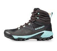 Mammut Wanderschuhe Sapuen High GTX (Veloursleder, wasserdicht) schwarz/frostyblau Damen, Größe Euro (US) 40 2/3 (8,5)