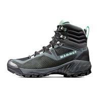 Mammut Wanderschuhe Sapuen High GTX (Veloursleder, wasserdicht) steelgrau/mint Damen, Größe Euro (US) 39 1/3 (7,5)