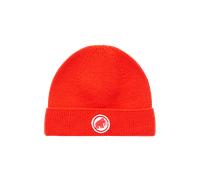 Mammut Warme, alltagstaugliche Mütze Logo Beanie Rot 8-9Y
